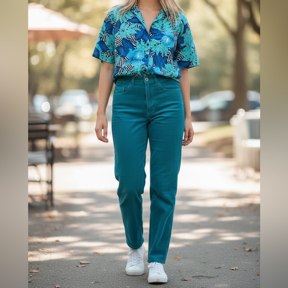 Vintage set includes Caribou Top and Vintage Pheasant Hill Corduroy Pant Set